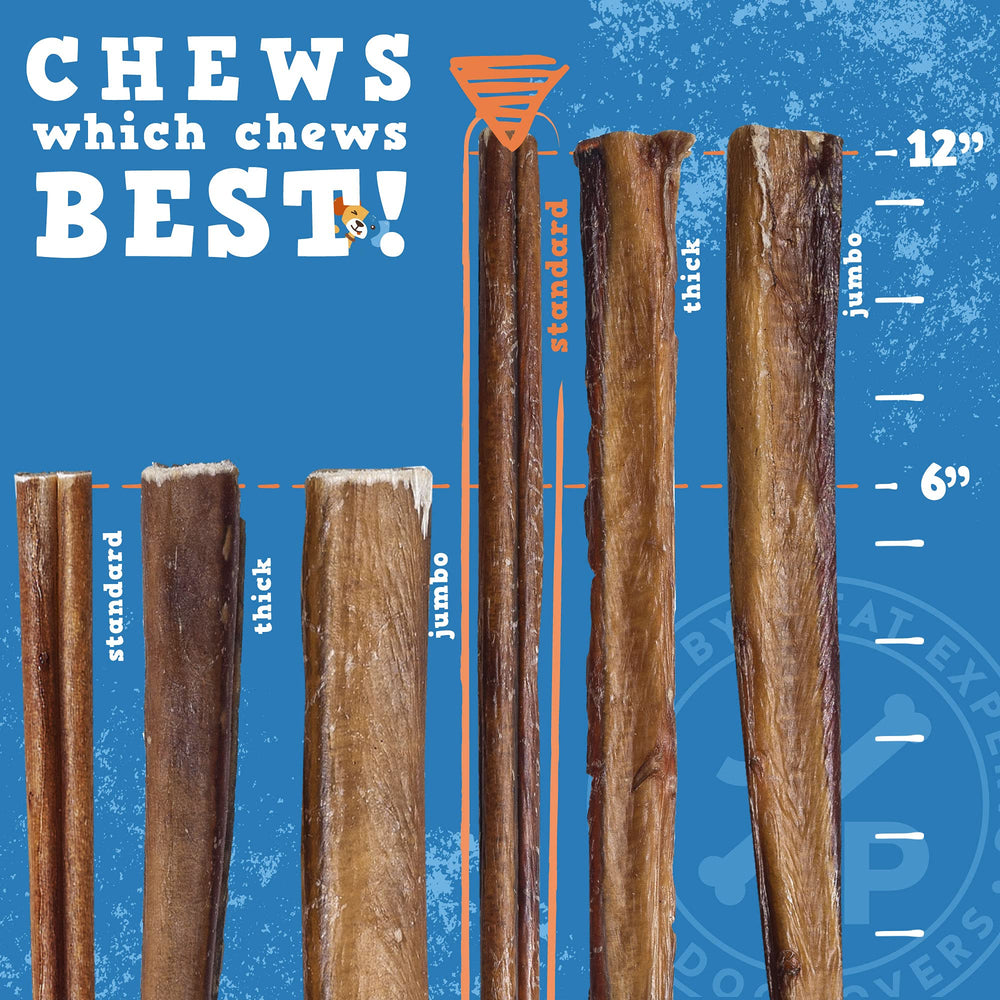 Mâchage long pour chiens actifs avec batonnet boeuf Jack&Pup.