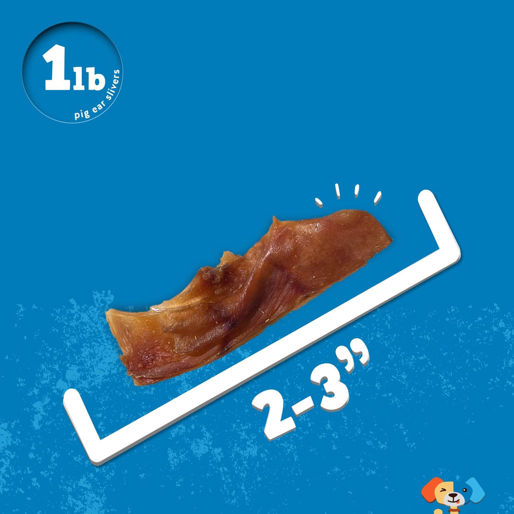 Plan sur plan de travail montrant l'emballage Jack&Pup pour snack.