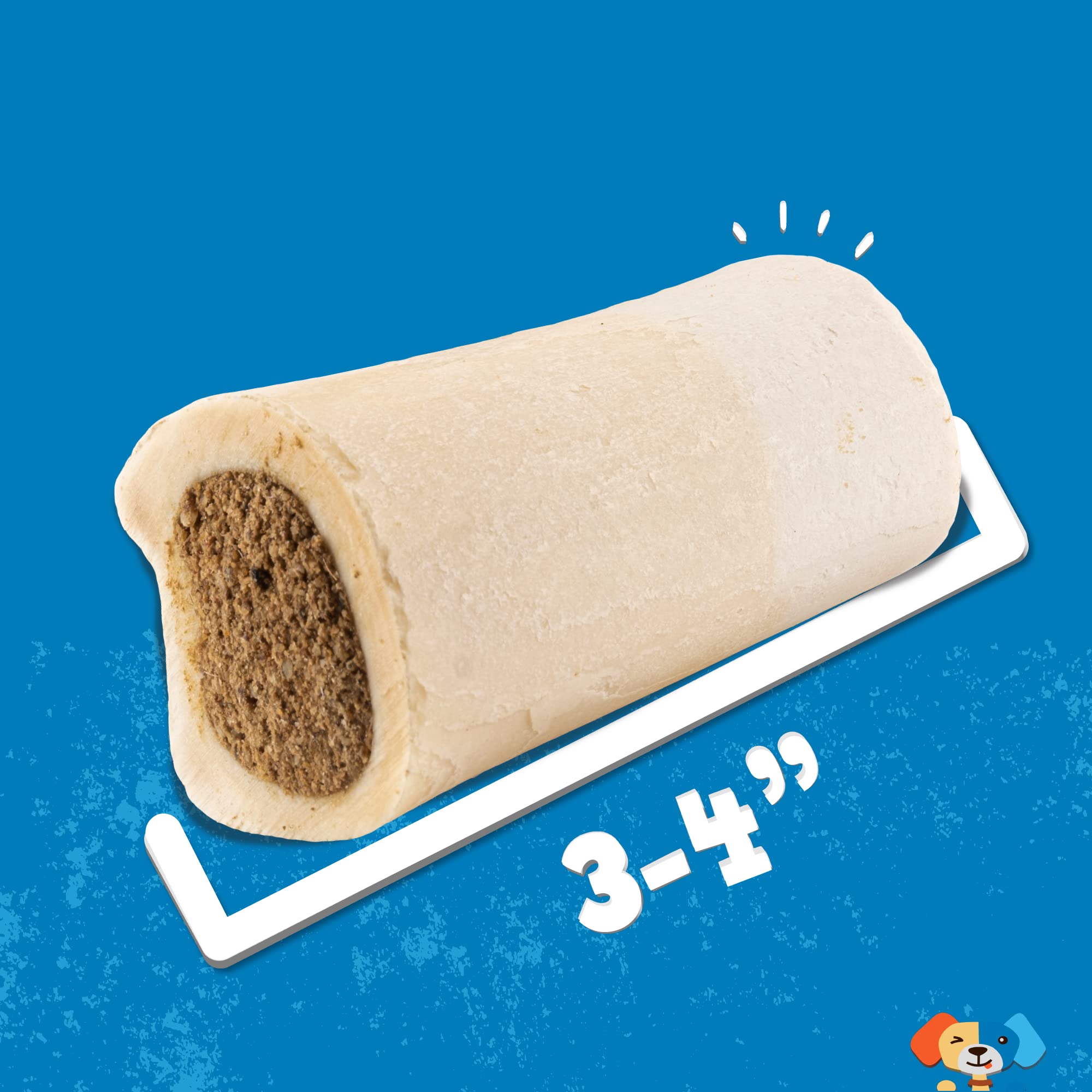 Jack&Pup os durable longue durée, idéal pour les jeux et la mastication.