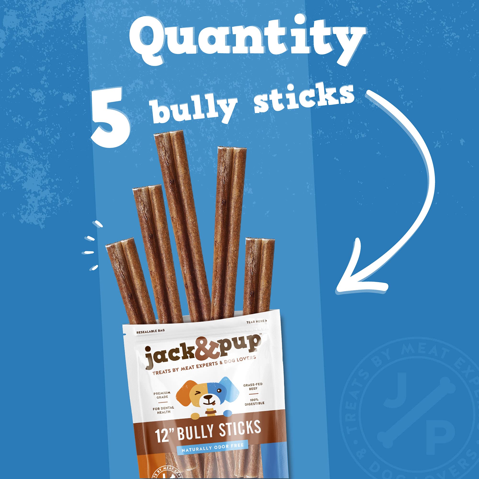 Jack&Pup produit sans odeur, expérience de mastication améliorée.