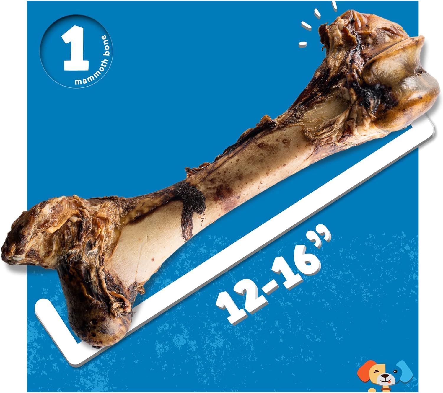 Santé des dents et gencives Jack&Pup, design pour chiens de grande taille.