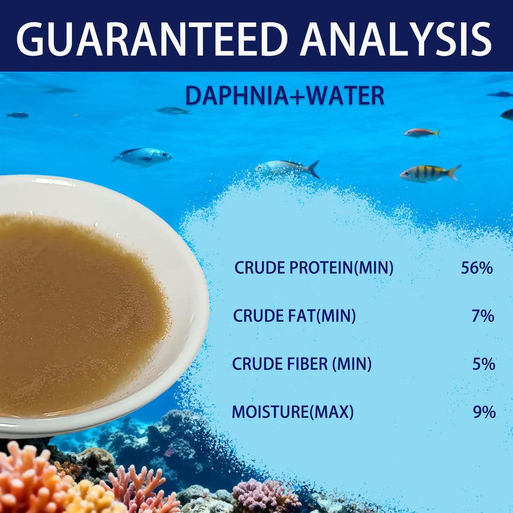 JADINGSFARM Daphnie – produit congelé et scellé, conservation fiable des nutriments.