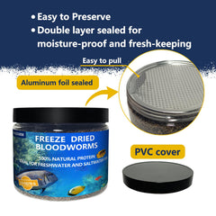 Emballage sans additifs de JADINGSFARM, nourriture naturelle pour poissons.