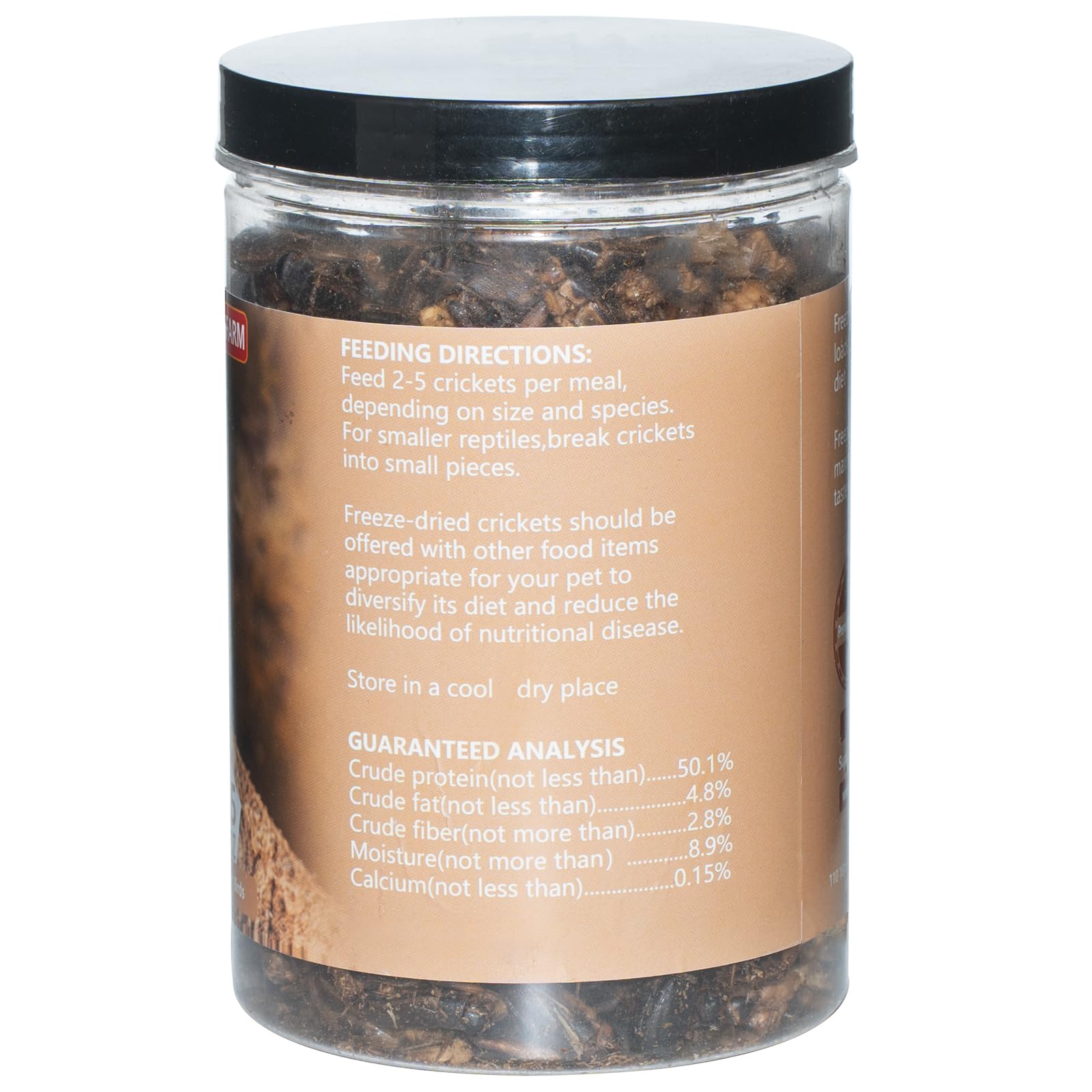 JADINGSFARM Grillons lyophilisés: processus de lyophilisation préserve fraîcheur et goût.
