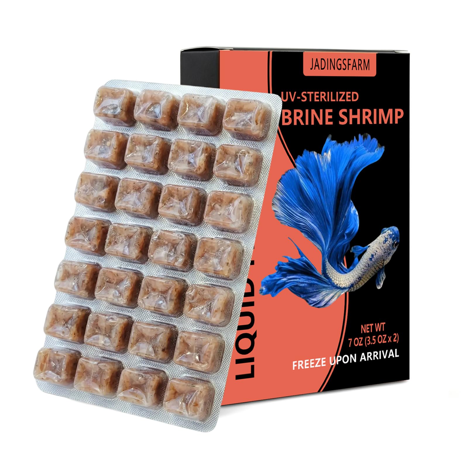 JADINGSFARM - Liquide de crevettes saumurées en bouteille pour nourrir tous les poissons facilement.