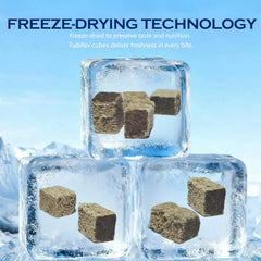JADINGSFARM cubes tubifex pour nourrissage de poissons dans l'aquarium.