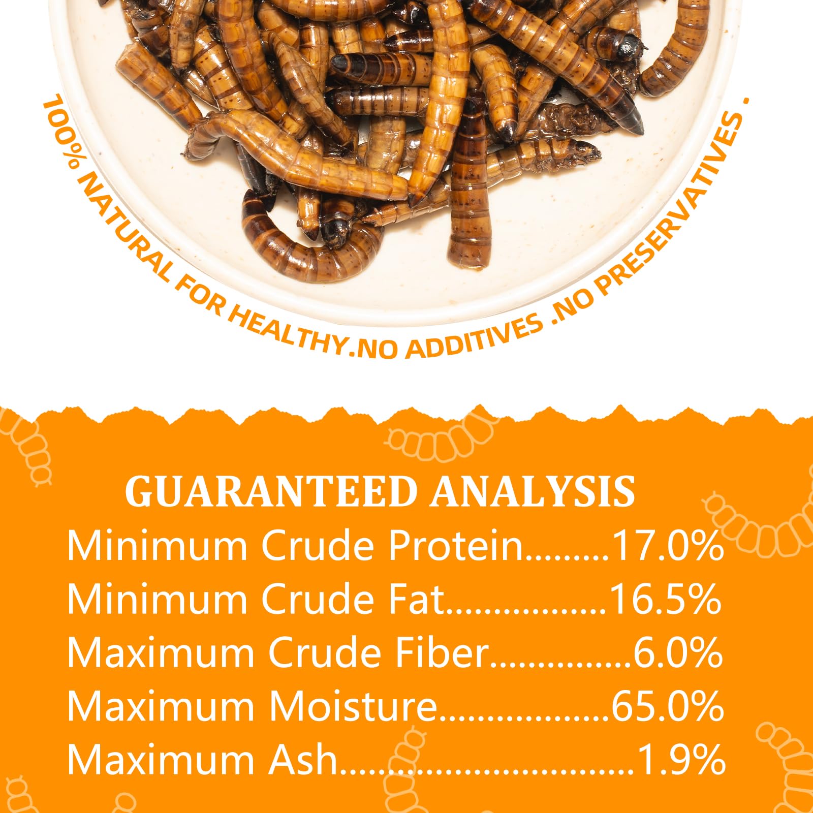 JADINGSFARM superworms pour poissons, apports nutritionnels variés