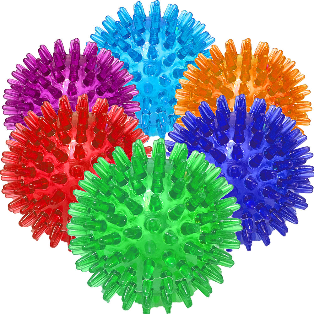 Jalousie boule épineuse rouge – parfait pour le lancer et le nettoyage potentiel des dents.