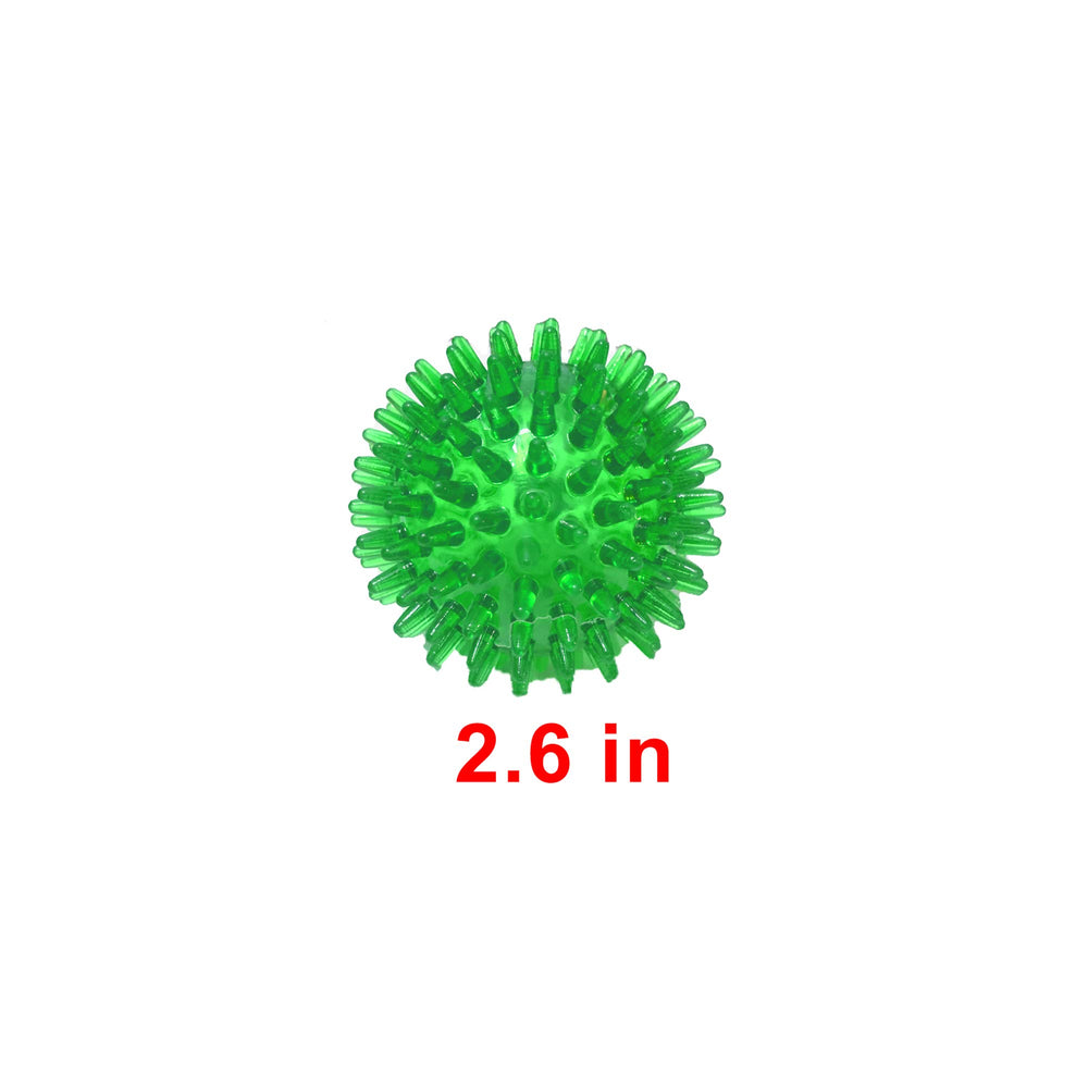 Jalousie boule épineuse verte – idéale pour l'amusement et les séances de lancer.
