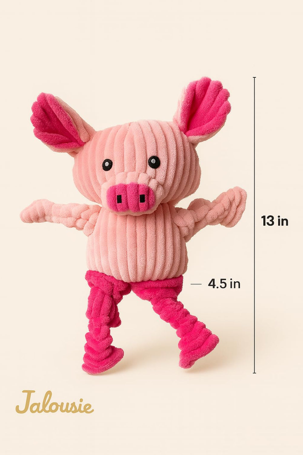 Jalousie détail peluche, douceur et confort lors du jeu.