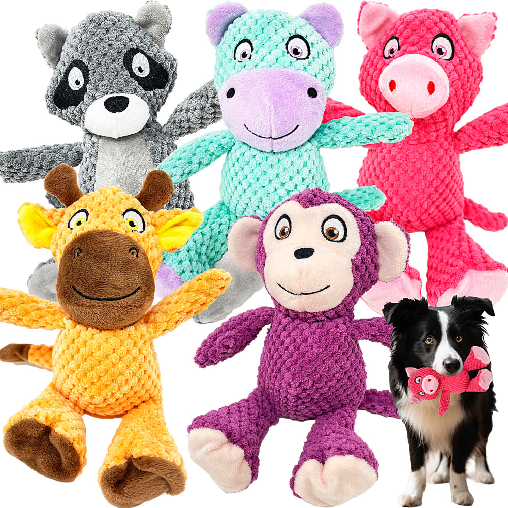 Jalousie jouet chien sifflement robuste pour jeux prolongés.