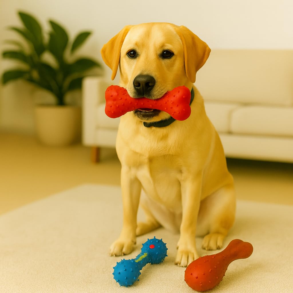Jalousie ensemble de jouets pour chiens petites et moyennes