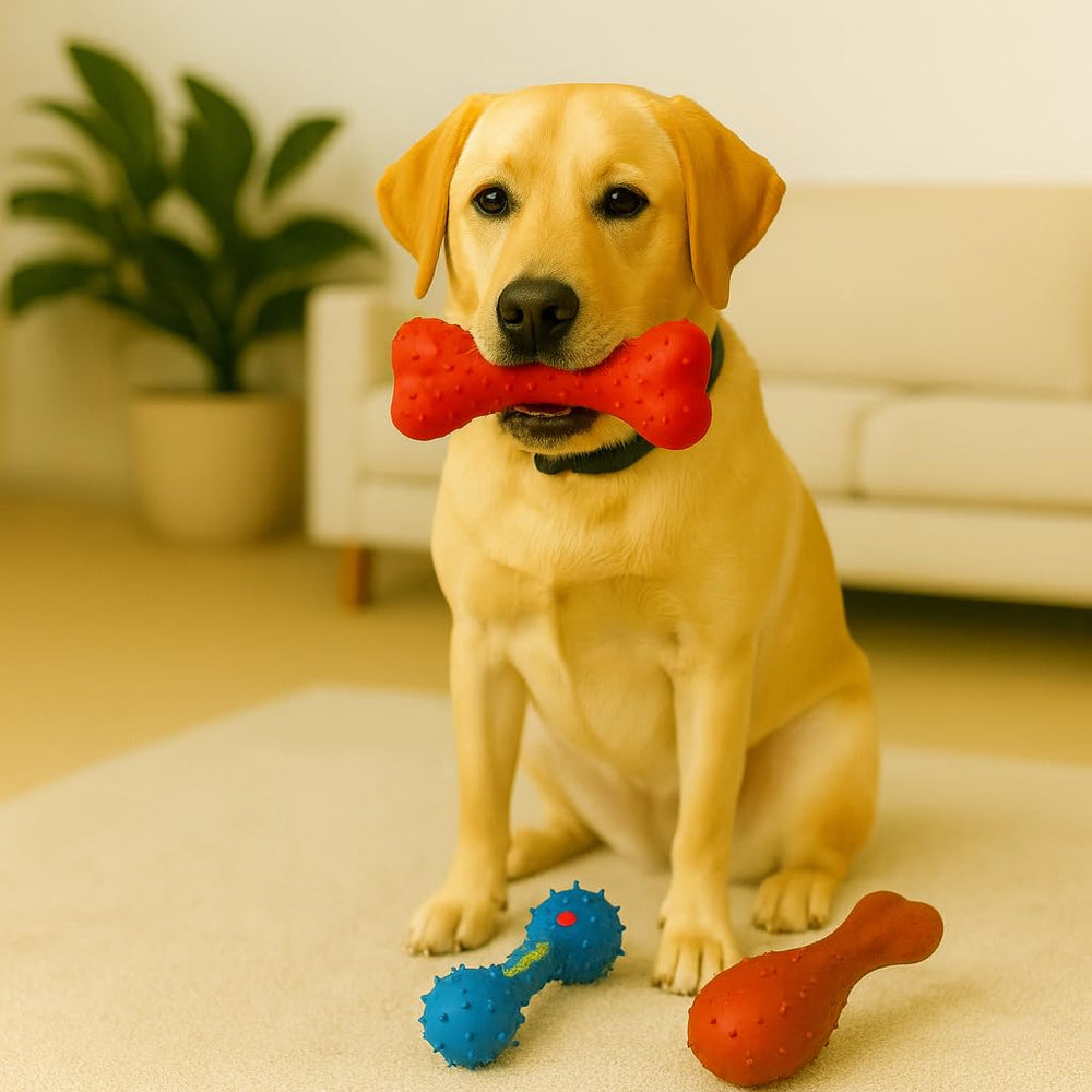 Jalousie ensemble de jouets pour chiens petites et moyennes