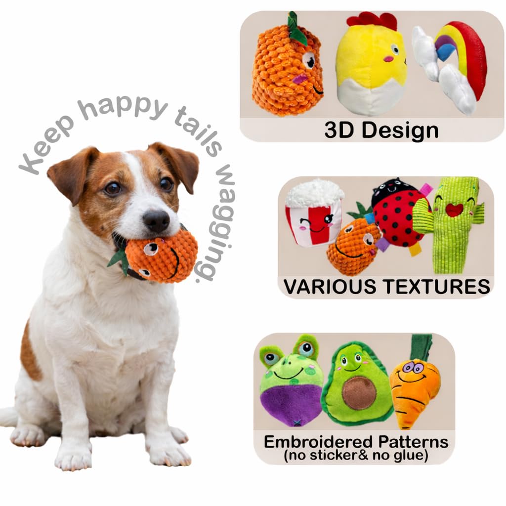 Jalousie jouets peluche chiots avec sons, stimule le jeu et la curiosité.