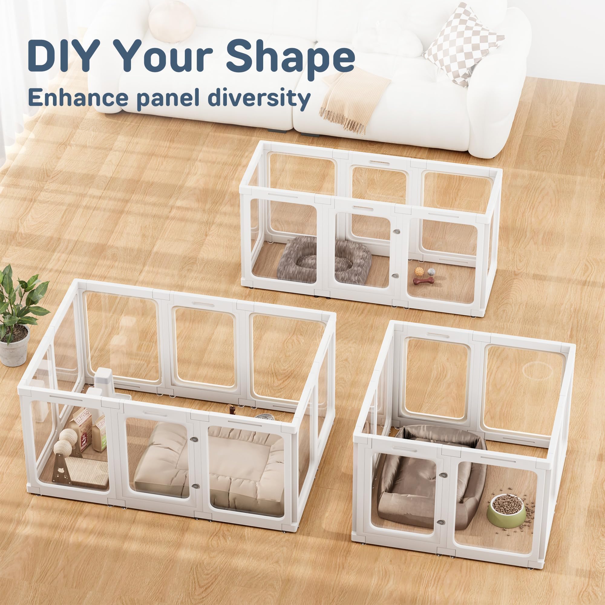 Jalove enclos durable en HDPE et ABS avec base stable.