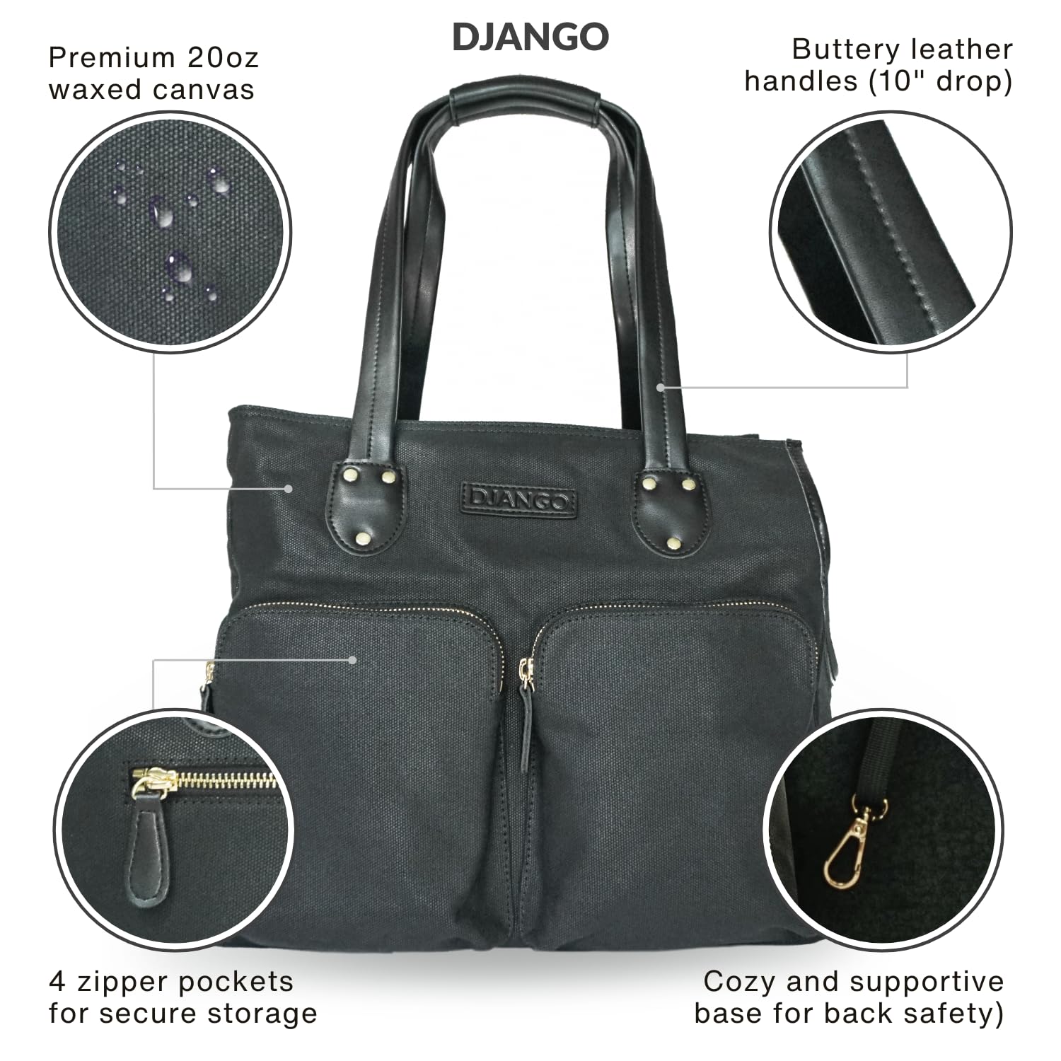 DJANGO Sac porte-chien: ouverture frontale facilitant le repos naturel du chien.