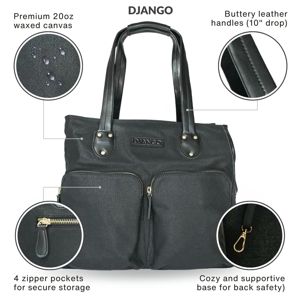 DJANGO Sac porte-chien: ouverture frontale facilitant le repos naturel du chien.