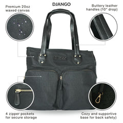 DJANGO Sac porte-chien: ouverture frontale facilitant le repos naturel du chien.