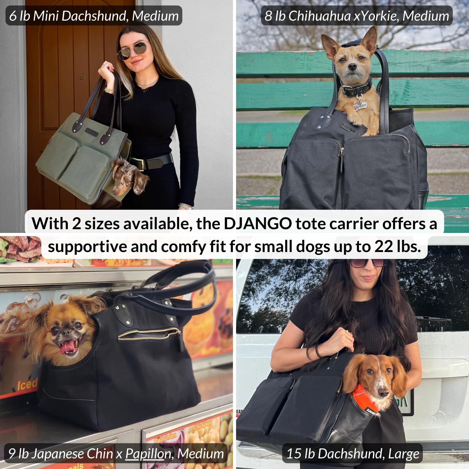 DJANGO Sac porte-chien: tapis sherpa doux offre un confort moelleux.