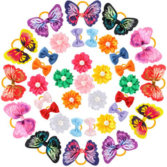Janinka nœud chien papillon coloré, style ludique et sûr pour les promenades.