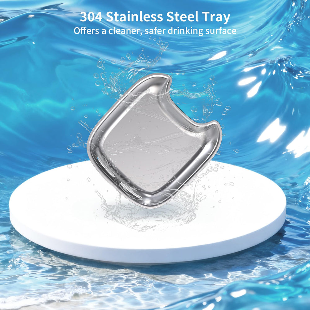 Plateau en acier inoxydable Jaojcoe, base durable et facile d'entretien.