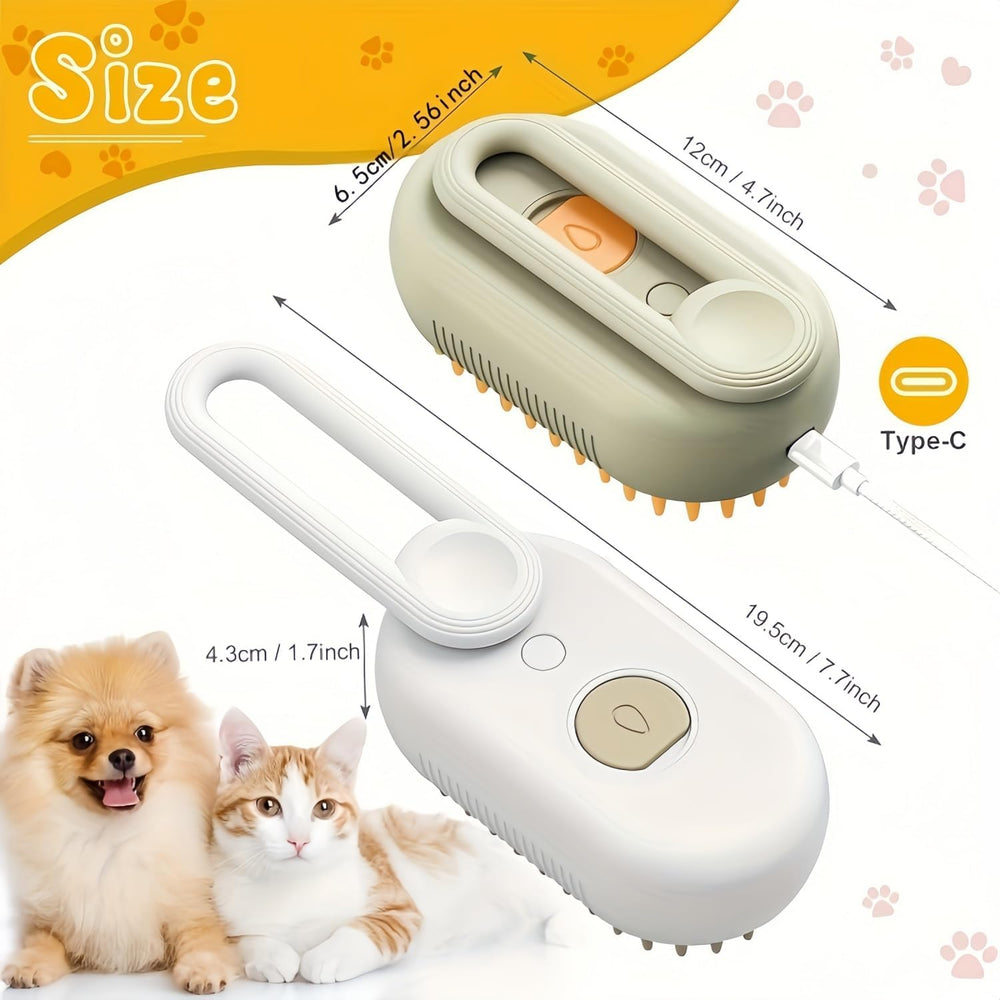JAOPINK brosse chat massage doux pendant le toilettage.