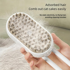 JAOPINK brosse chat auto-nettoyante facilitant l’entretien.