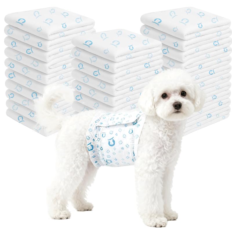 Jaoruizer couches jetables pour chien mâle, lot de 90 pièces, pratique au quotidien.