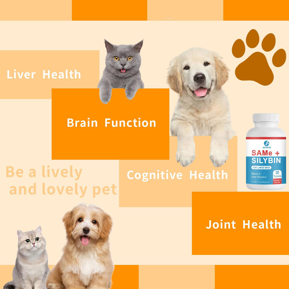 Jataoce Same+Silybin – ingrédients naturels pour chiens.