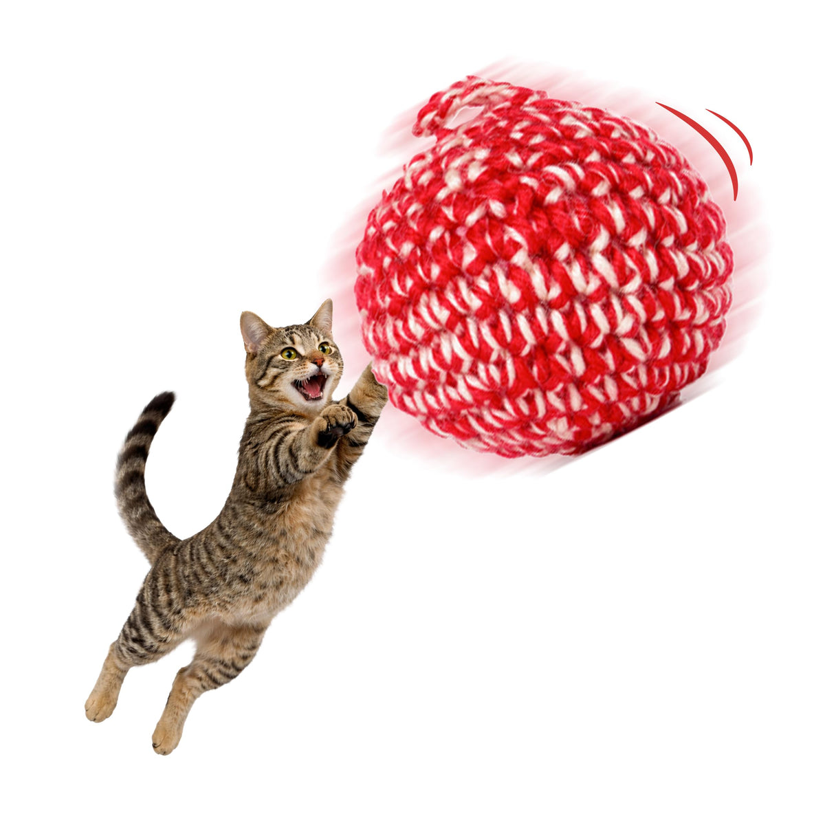Balle JAYU PET en silvervine sans cloche prête au jeu intérieur et détente.