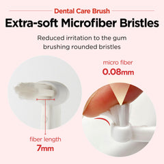 Brosse dentaire JAYU PET, design 3D pour prise ferme.