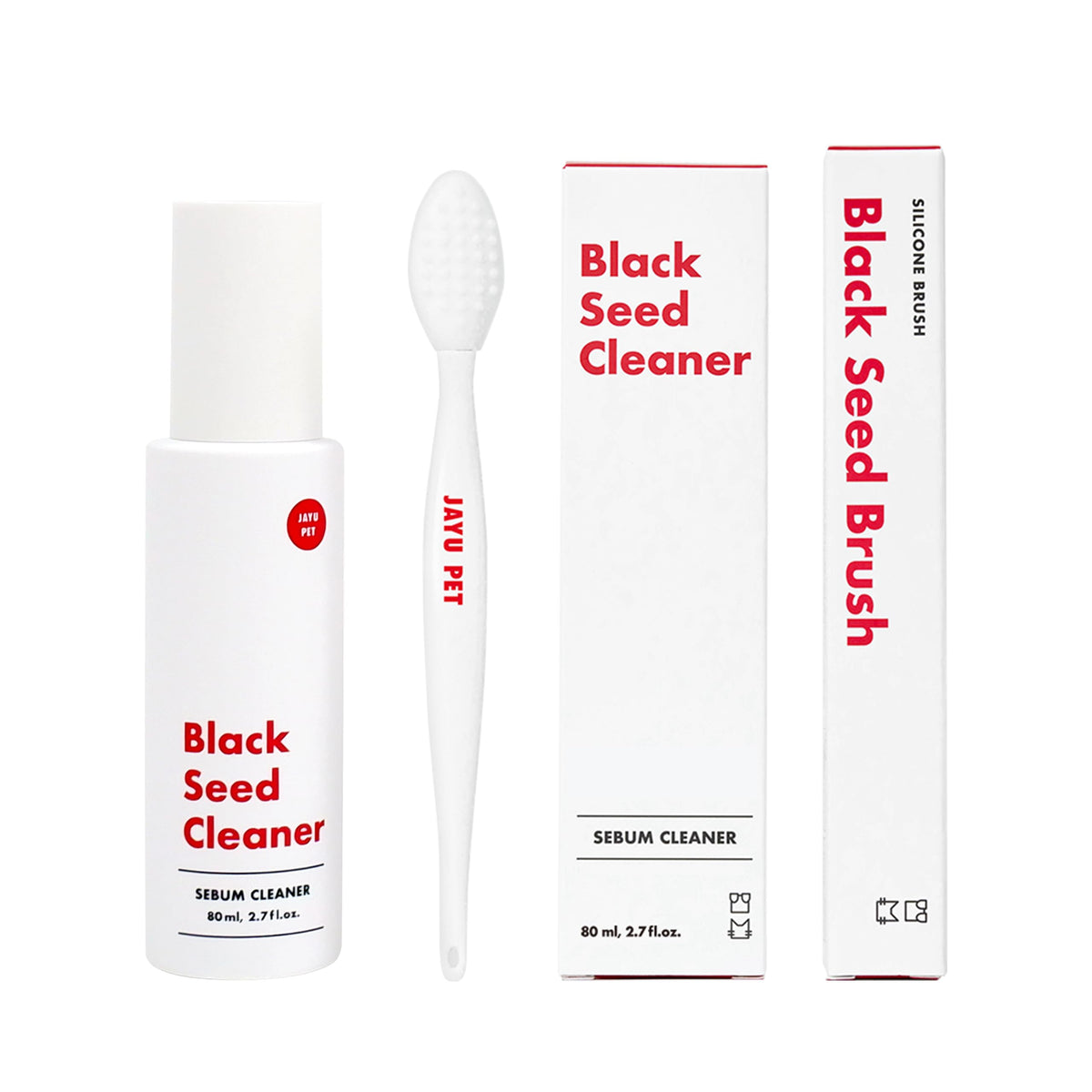 Kit Purifiant Acné JAYU PET pour chat, menton net et clair