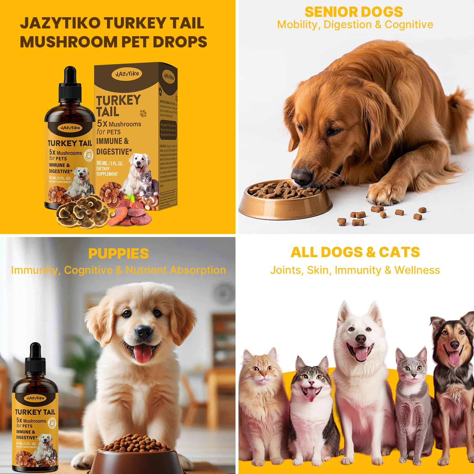 Étiquette naturelle Jazytiko sans additifs ni OGM.