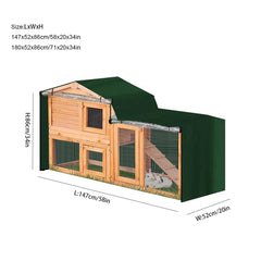 Housse JC clapier vert durable 420D pour extérieur.