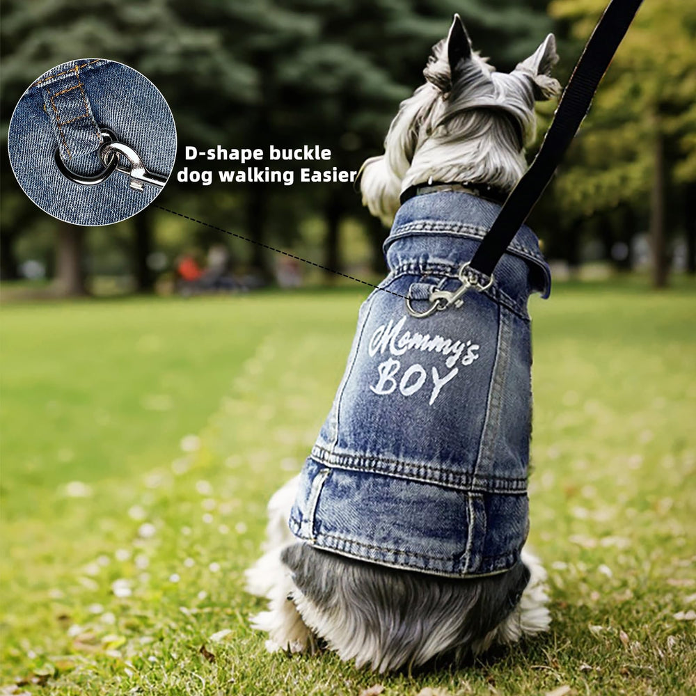 Veste JcDuDoi en denim avec revers et fermeture à boutons faciles à enfiler.