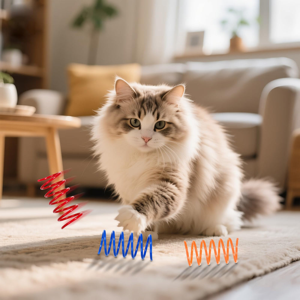 JCSHIMO jouets interactifs pour chats, lancer et rattraper pour stimuler l'activité.