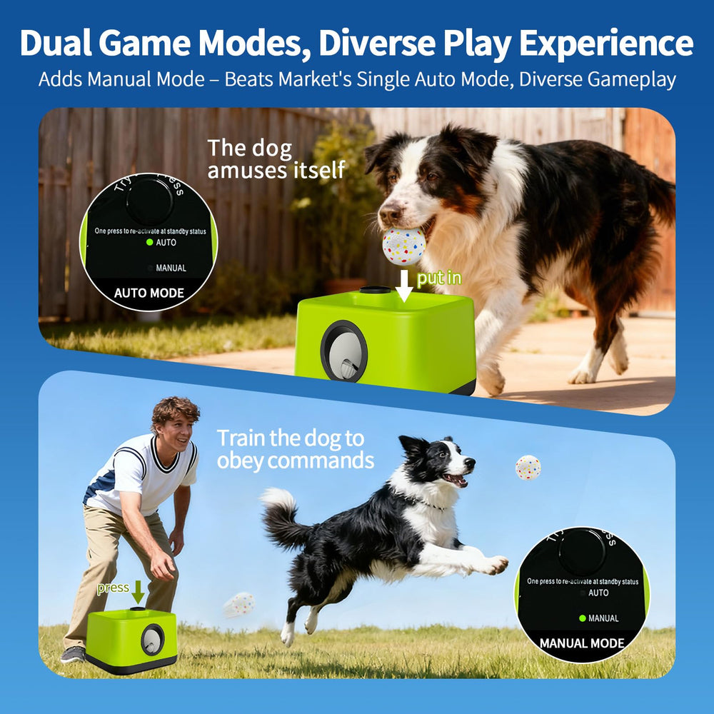 Lanceur-balles JDXSZ distance 9 mètres, portée adaptée pour chiens actifs.