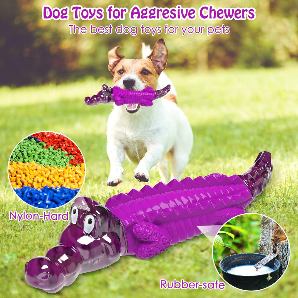 Jouet indestructible Jeefome pour grand chien, robuste et sûr pour les gencives.