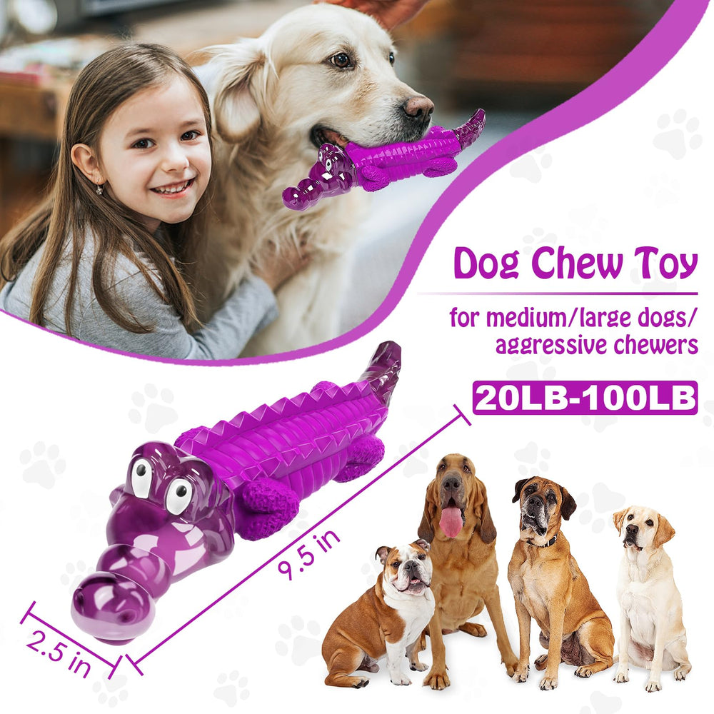 Jouet indestructible Jeefome pour chien moyen, stimule l'activité et l'engagement.