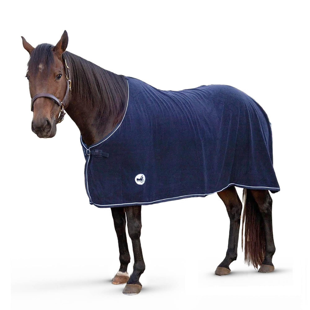 Jeffers Elite Équine couverture polaire, boucles frontales pour un maintien pendant le transport.