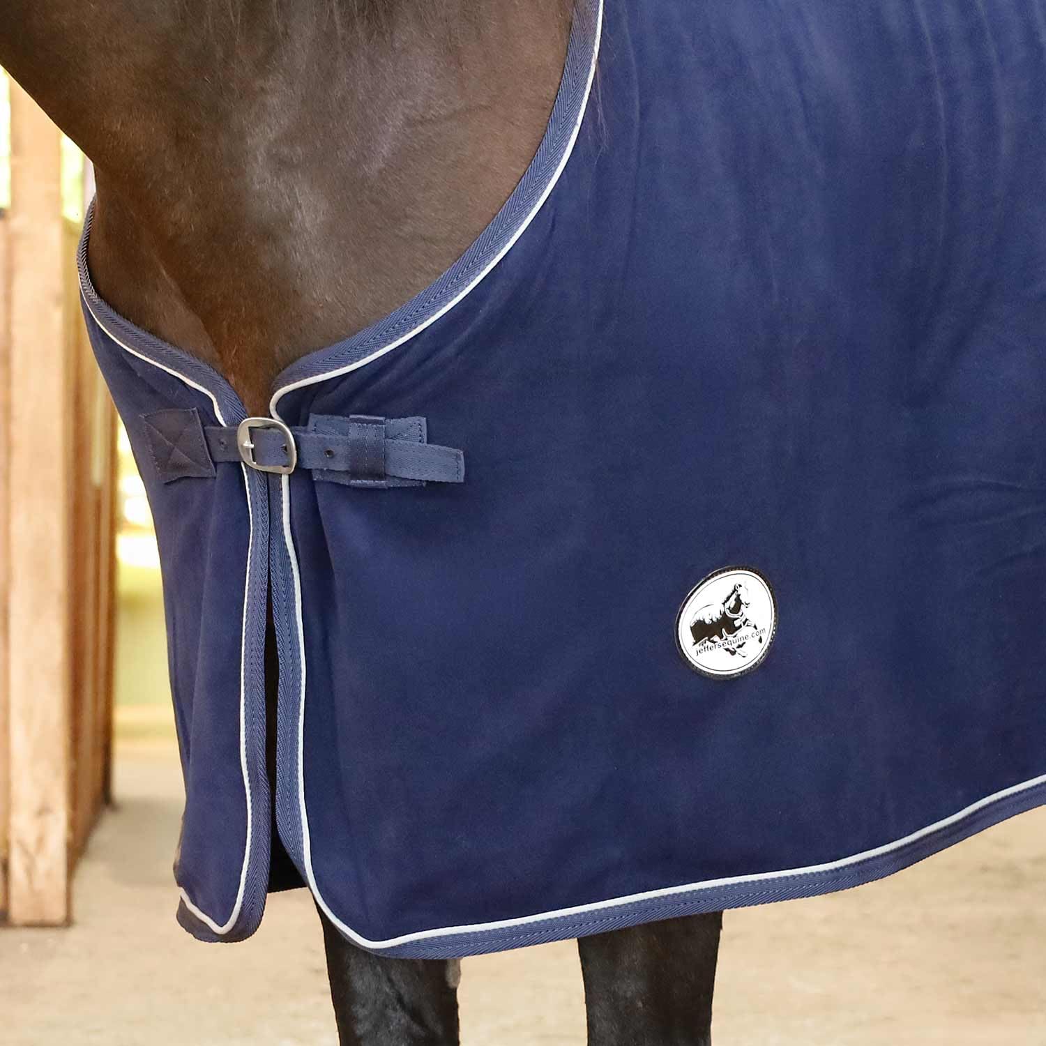 Jeffers Elite Équine texture polaire, douceur et évacuation de l'humidité pour rester sec.