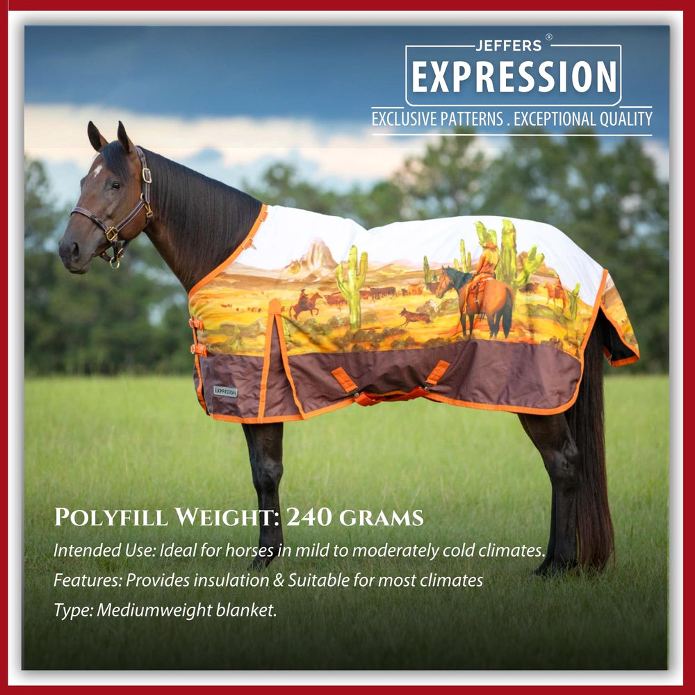 Motif western bétail distinctif apportant style et protection efficace.