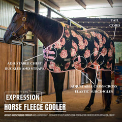 Jeffers Expression couverture polaire cheval refroidissement après compétition utile après effort.