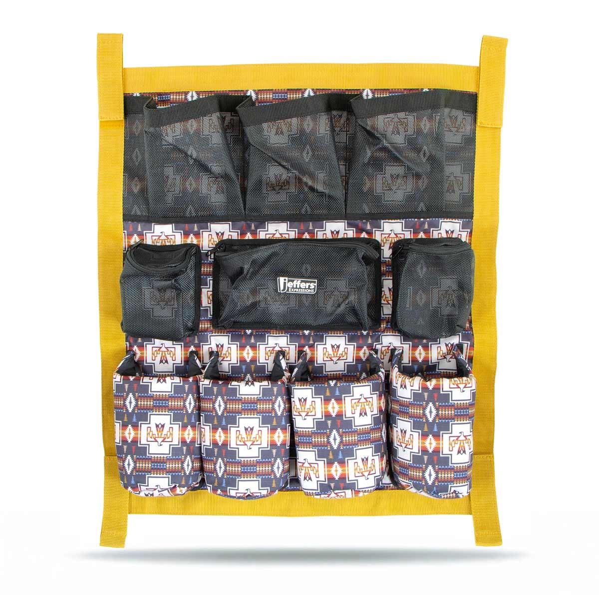 Jeffers Expression porte-remorque caddy, vue générale, stockage pratique pour matériel équestre.
