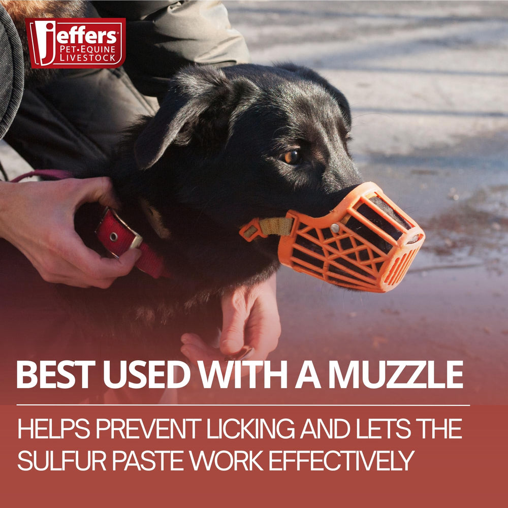 Zones sensibles traitées par Jeffers Super Sulfur sans produits agressifs.