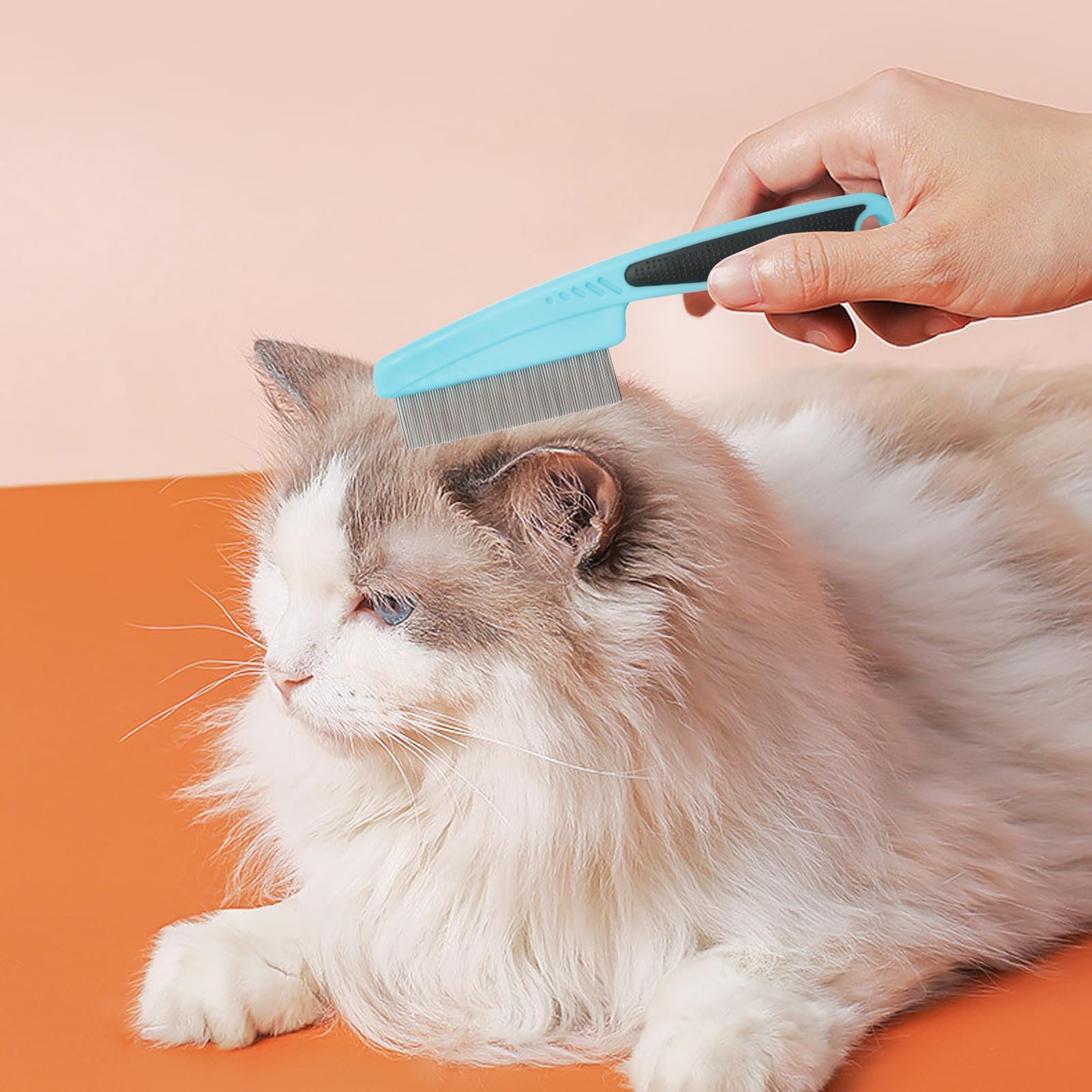 Jegtew peigne anti-puces conçu pour tous types de pelage et usages professionnels.