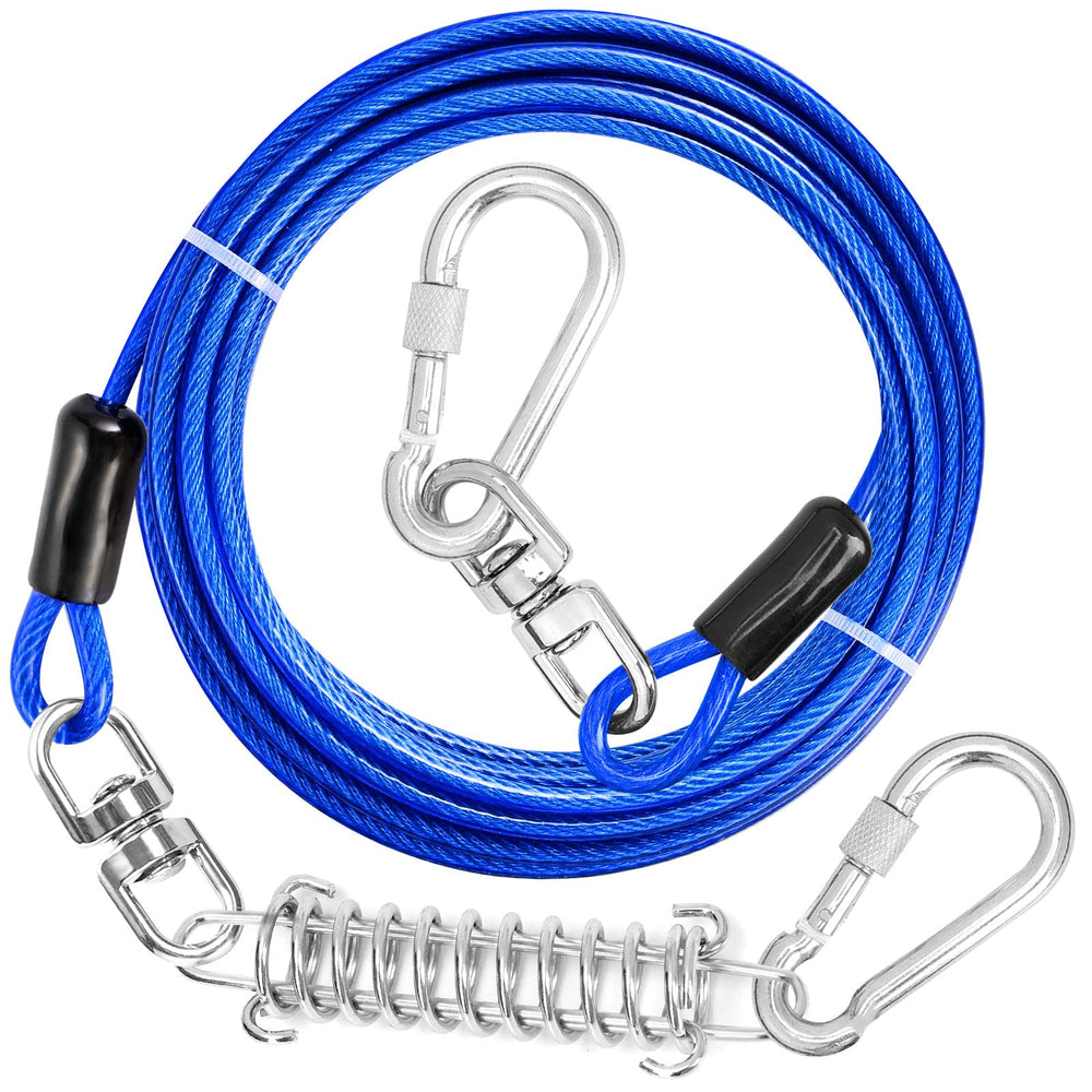 Jenico câble-chien-extensible 10 pieds, sécurité renforcée et liberté de mouvement pour votre chien.