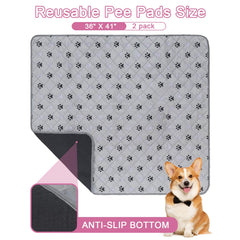 Tapis JERIA anti-glisse 36x41 pour chiens, reste en place pendant le jeu actif.