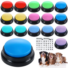 Jerify ensemble-boutons-voix: boutons pour chiens et chats facilitant la communication.