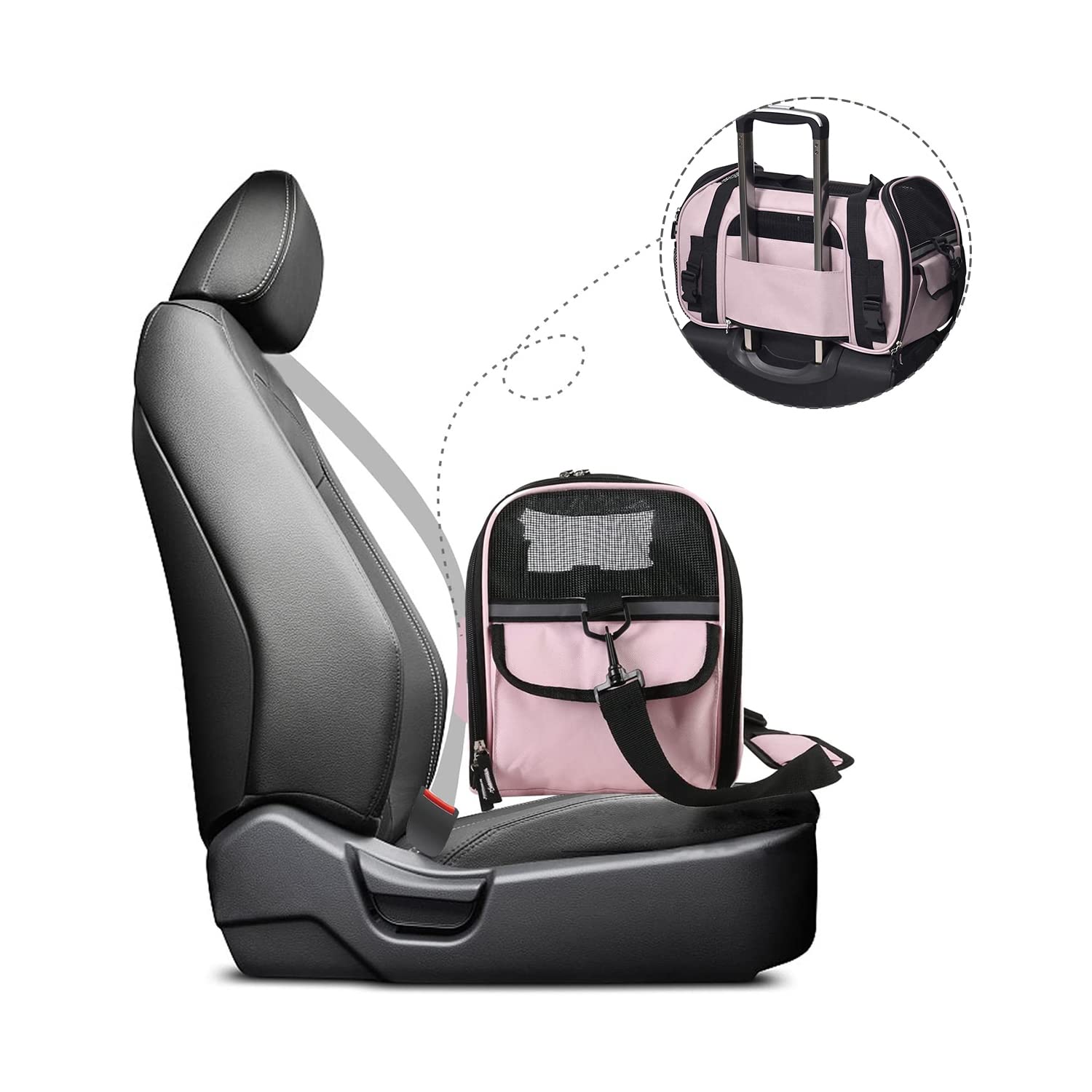 JESPET sac de transport rangement pour essentiels du chien
